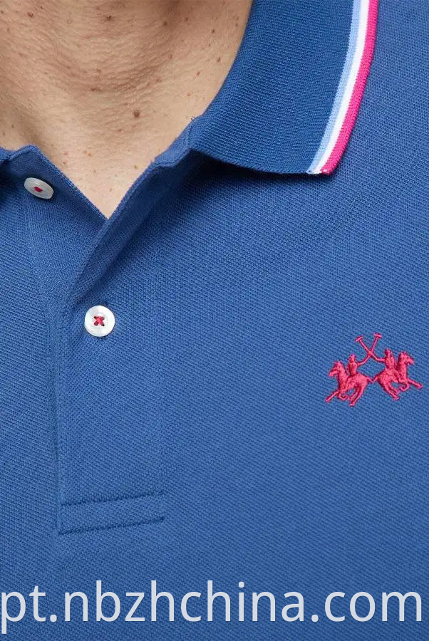 Classic Embroidery Short Sleeve Polo